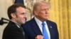 Президенты США и Франции Дональд Трамп Эммануэль Макрон в Белом доме. 24 февраля 2025 года. AFP.