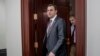 FILE - This March 28, 2017, file photo shows Rep. Justin Amash, R-Mich., followed by Rep. Jim Jordan, R-Ohio, leaving a closed-door strategy session on Capitol Hill in Washington.