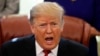 FILE - President Donald Trump speaks during a meeting in the Oval Office of the White House, in Washington, Jan. 31, 2019.