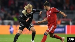 Karawar Ajax da Bayern Munich a gasar UEFA