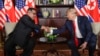 Shugaba Trump da Kim Jong Un a lokacinda sukea hadu a Singapour.