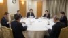 북한의 서해상 포사격 훈련과 관련해 31일 김장수 한국 청와대 국가안보실장(오른쪽 세번째) 주재로 국가안전보장회의(NSC) 상임회의가 긴급소집됐다.