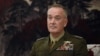 U.S. Joint Chiefs of Staff, Marine Corps Gen. Joseph Dunford listens to Chinese Vice Chairman of the Central Military Commission Fan Changlong during a meeting in Beijing, Aug. 17, 2017.